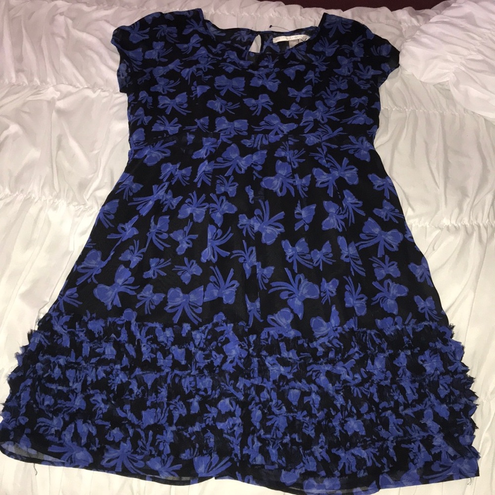 Lauren Conrad Black and blue dress